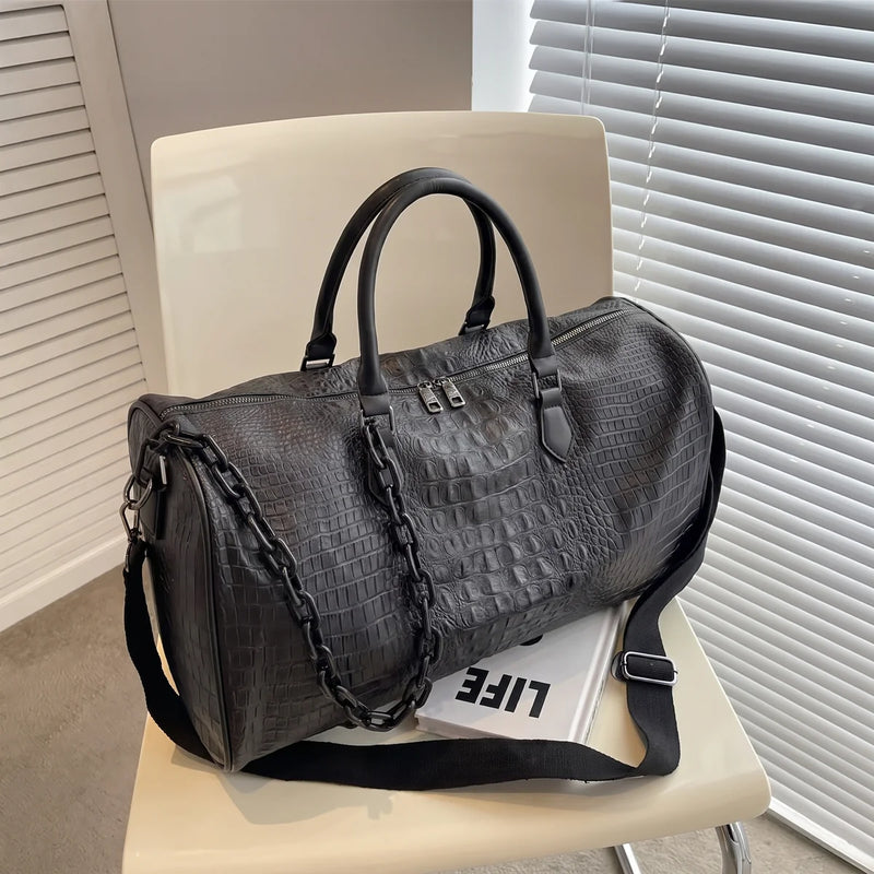 Croc Duffel Negro Absoluto