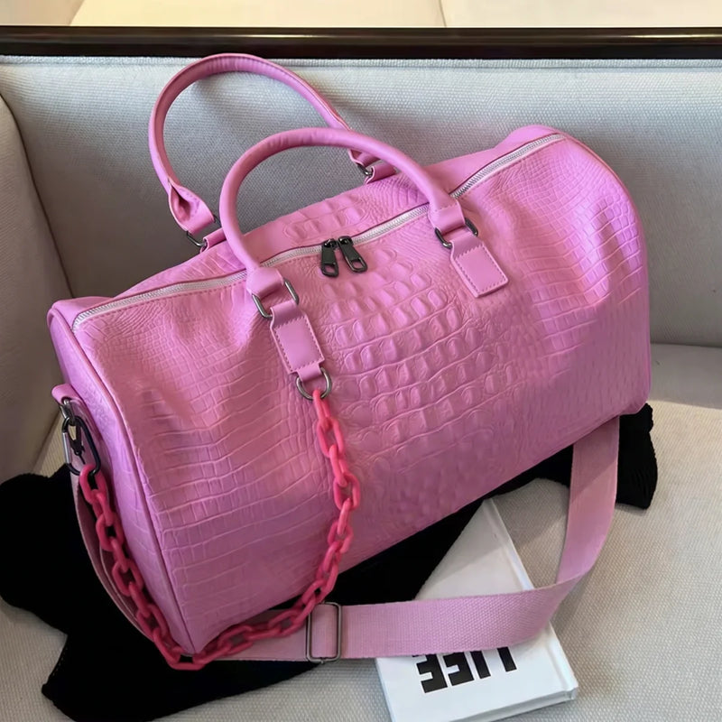 Croc Duffel Rosa Capricho
